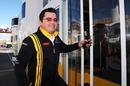 New Renault team principal Eric Boullier arrives in Valencia