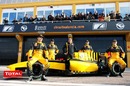 The Renault team unveil the new R30