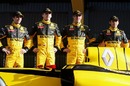 Jerome d'Ambrosio, Robert Kubica, Vitaly Petrov and Ho-Ping Tung 