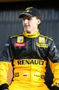 Driver Robert Kubica at the Renault R30 Launch