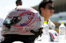 Kamui Kobayashi's special Japanese Grand Prix helmet