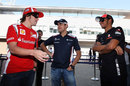 Fernando Alonso amuses Lewis Hamilton and Pastor Maldonado