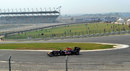 Neel Jani rounds turn three in the Red Bull showcar at the official unveiling of the new Buddh International Circuit
