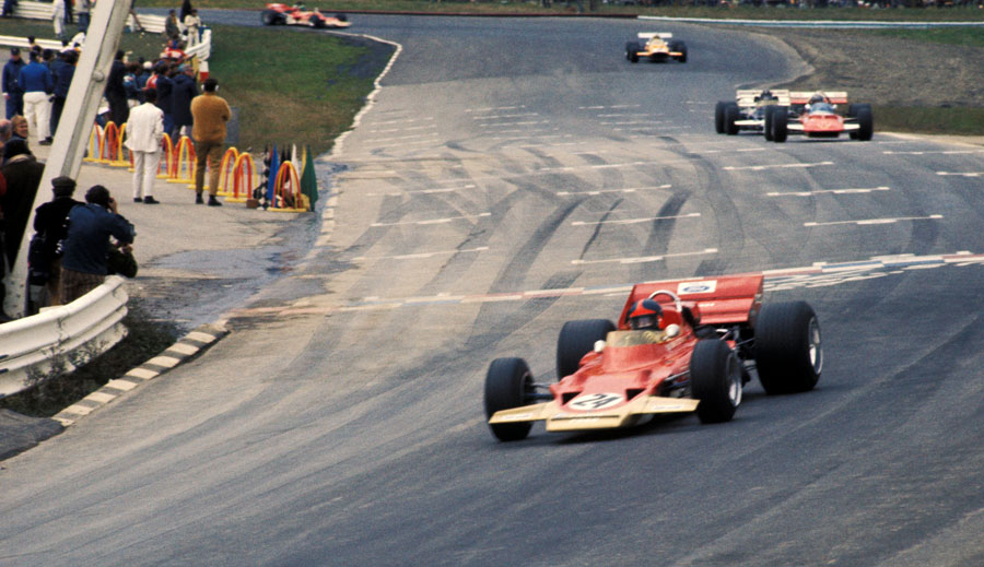 Emerson Fittipaldi on his way to victory