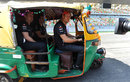 Jenson Button takes his McLaren crew around the Buddh International Circuit