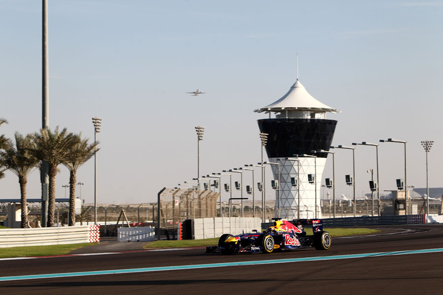Jean-Eric Vergne on a soft tyre run in the RB7