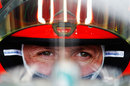 Michael Schumacher in the cockpit of his Mercedes