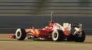 Felipe Massa kept the Ferrari at the top of the time sheets