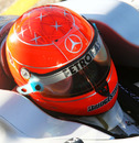 Michael Schumacher heads out onto track