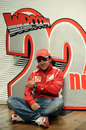 Felipe Massa poses for a photo during a press conference at Ferrari's annual media event Wrooom