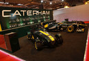 The Caterham stand at the Autosport International Show