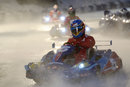 Fernando Alonso during the ice karting race at Ferrari's annual media event Wrooom