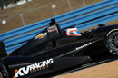 Rubens Barrichello tests a 2012 IndyCar for KV Racing