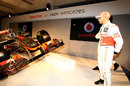 Lewis Hamilton casts his eye over the new McLaren MP4-27