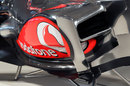 The redesigned sidepods on the McLaren MP4-27