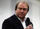 Bob Fernley talks at the launch of the Force India VJM05