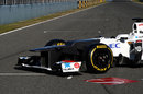 Sauber's version of the stepped nose on the new C31