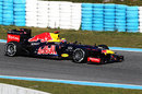 Mark Webber gives the RB8 its first run