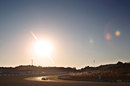 The sun rises over the final day of testing at Jerez