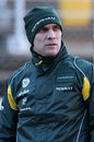 Vitaly Petrov in the paddock on Tuesday