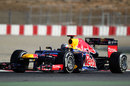 Sebastian Vettel attacks turn three