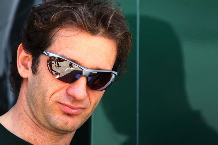 Jarno Trulli in the paddock on Thursday