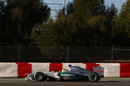 Nico Rosberg at speed in the W03