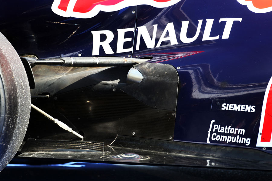 Red Bull exhaust detail