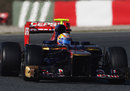 Jean-Eric Vergne at the wheel of the Toro Rosso STR7