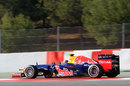 Mark Webber in the updated Red Bull RB8