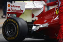 Ferrari covers up the exhaust exits on Felipe Massa's car