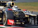 Kimi Raikkonen at the wheel of the Lotus