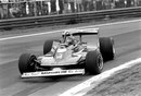 Gilles Villeneuve tests the limits in his Ferrari during practice