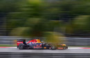 Sebastian Vettel at speed during FP3