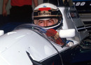 Giovanna Amati sits in her Brabham during qualifying