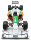 An overhead view of the 2010 Force India