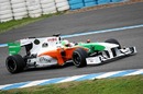 Vitantonio Liuzzi gives the new Force India its first test