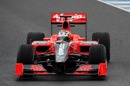 Timo Glock finally makes it out on track in the Virgin VR-01