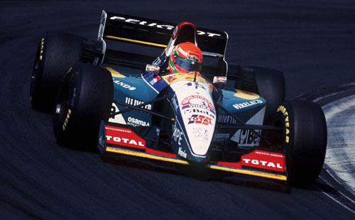 Eddie Irvine at the Hungaroring