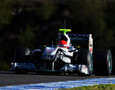 Michael Schumacher gets back down to business for Mercedes