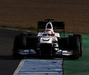 Kamui Kobayashi out on track in his Sauber