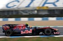 Jaime Alguersuari takes to the track for Toro Rosso