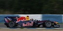 Sebastian Vettel at the wheel of the Red Bull
