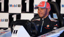 Lewis Hamilton at an event from McLaren sponsors Mobil 1