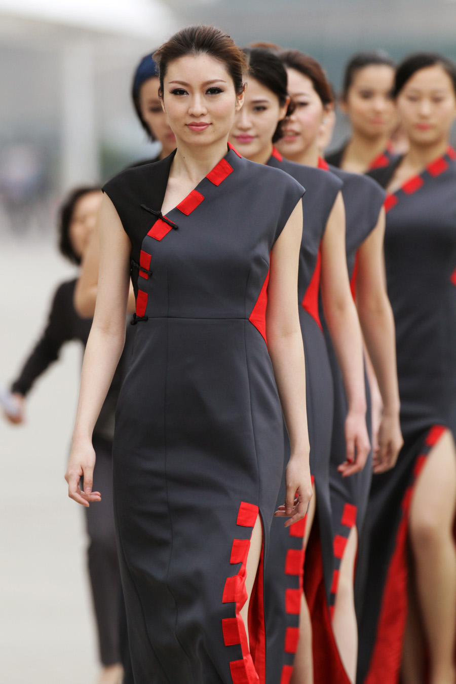 Grid girls at the Chinese Grand Prix