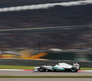 Nico Rosberg comfortably leads the race