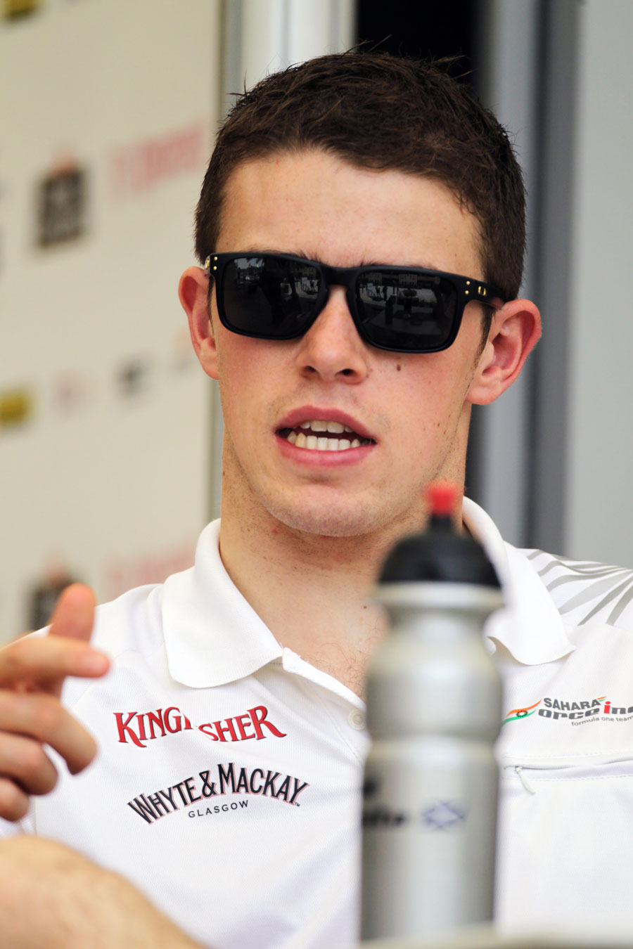 Paul di Resta in the paddock on Thursday