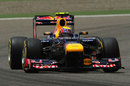 Mark Webber searches for grip on the soft tyre
