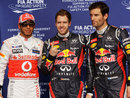 The top three at the end of qualifying