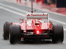 The rear of Fernando Alonso's Ferrari